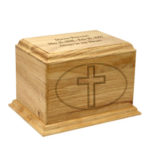 Woodland Cross Cremation Urn - Large - IUWC112