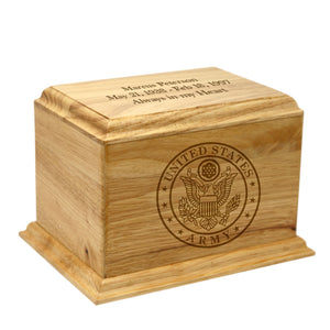 Woodland Army Cremation Urn - Large - IUWC119