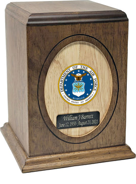 Military Series - United States Air Force Wooden Cremation Urn - IUWDMI132