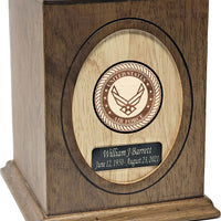 Military Series - United States Air Force Wooden Cremation Urn - IUWDMI136