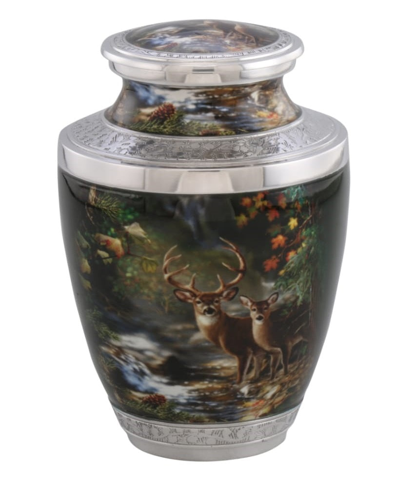Credence Deer Forest Cremation Urn - IUWP120
