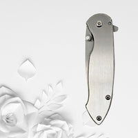 Stainless Steel Fingerprint Pocket Knife