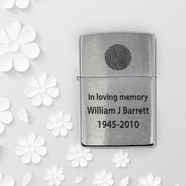 Stainless Steel Fingerprint Lighter