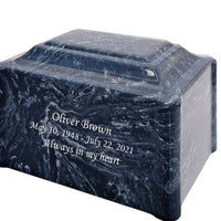 Ocean Breeze Pillared Cultured Marble Adult Cremation Urn