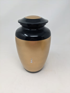 Scratch & Dent Classic Black and Gold Urn - IULU138