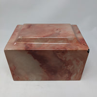 Scratch & Dent Peach Faux Marble Urn - IUFXM104