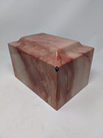 Scratch & Dent Peach Faux Marble Urn - IUFXM104

