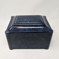 Scratch & Dent Midnight Blue Pillared Marble Urn