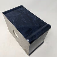 Scratch & Dent Midnight Blue Pillared Marble Urn