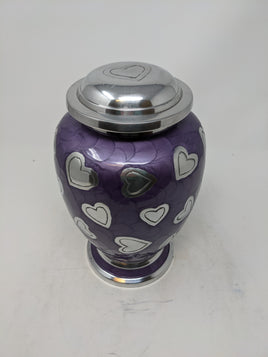 Scratch & Dent Lavender Heart Urn - IUMS160-AL