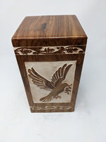 Scratch & Dent Peaceful Dove Engraved Wooden Urn - IUWD105-Peaceful Dove
