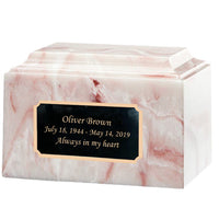 Pink Onyx Marble Urn