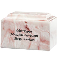 Pink Onyx Marble Urn