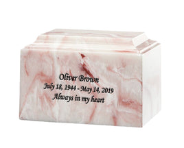 Pink Onyx Marble Urn