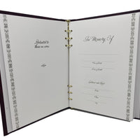 Remembrance White Register Book - IUSRB101-White