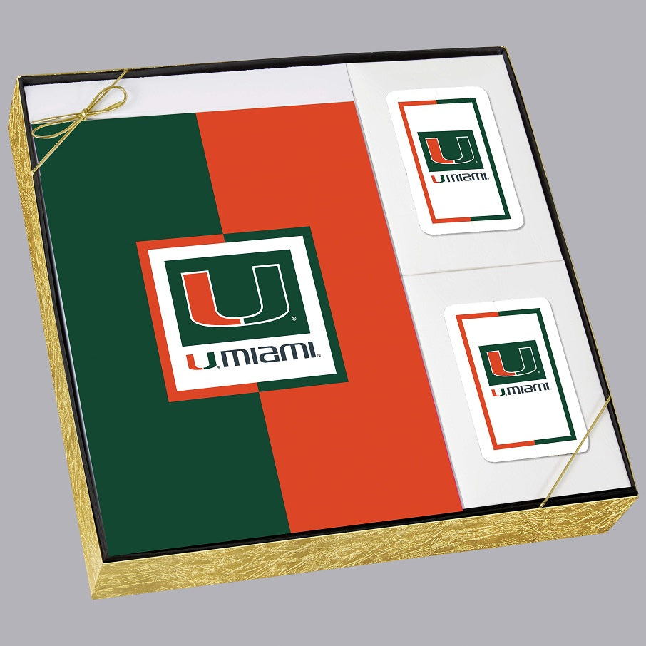University of Miami Hurricanes - Stationery Box Set - STMIA100