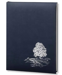 Tranquil Park Funeral Guest Book - 6 Ring- ST7503-BK