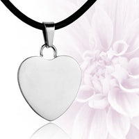 Sterling silver fingerprint pendant - Heart