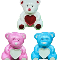 Teddy Bear Infant Cremation Urn - Blue, Pink, or White