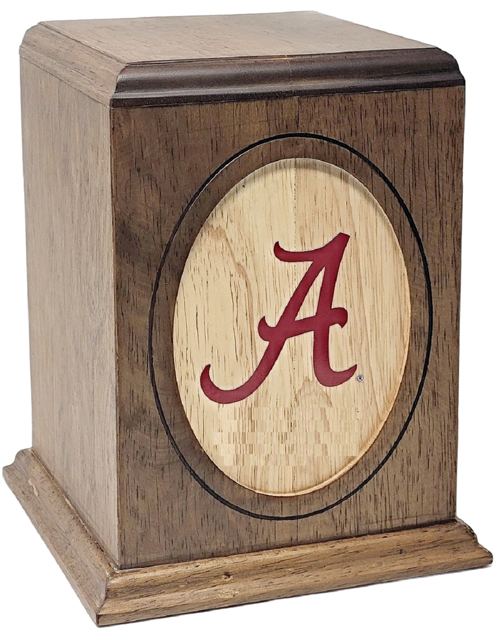 University of Alabama Crimson Tide Wooden Memorial Cremation Urn - WDALB101