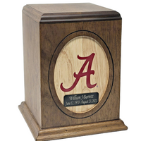 University of Alabama Crimson Tide Wooden Memorial Cremation Urn - WDALB101