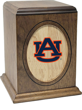 Auburn University Tigers Wooden Memorial Cremation Urn - WDAUB100