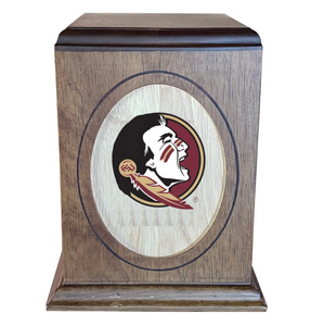 Florida State University Seminoles Wooden Memorial Cremation Urn - WDFLST100