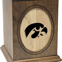 University of Iowa Hawkeyes Wooden Memorial Cremation Urn - WDIOWA100