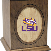 Louisiana State University Tigers Wooden Memorial Cremation Urn - WDLSU100
