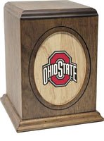 Ohio State University Buckeyes Wooden Memorial Cremation Urn - WDOHIO100