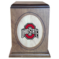 Ohio State University Buckeyes Wooden Memorial Cremation Urn - WDOHIO100