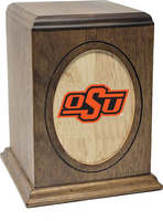 Oklahoma State University Cowboys Wooden Memorial Cremation Urn - WDOKS100