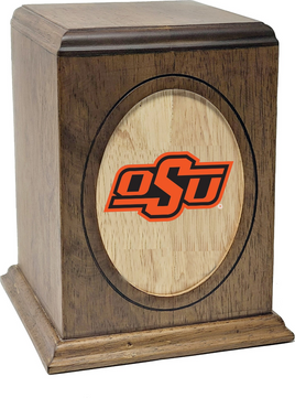 Oklahoma State University Cowboys Wooden Memorial Cremation Urn - WDOKS100