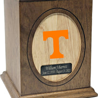University of Tennessee Volunteers Wooden Memorial Cremation Urn - WDTNV100