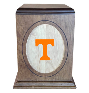 University of Tennessee Volunteers Wooden Memorial Cremation Urn - WDTNV100