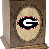 University of Georgia Bulldogs Wooden Memorial Cremation Urn - WDUGA100