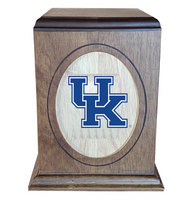 University of Kentucky Wildcats Wooden Memorial Cremation Urn - WDUKY100