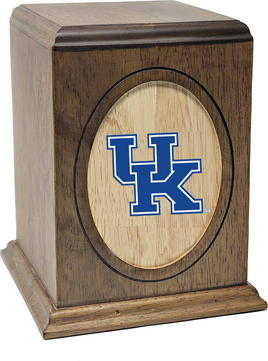 University of Kentucky Wildcats Wooden Memorial Cremation Urn - WDUKY100