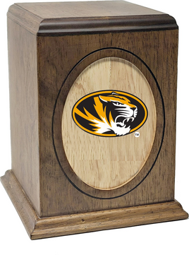 University of Missouri Tigers Wooden Memorial Cremation Urn - WDUNMZ100