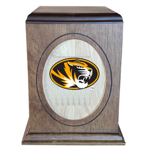 University of Missouri Tigers Wooden Memorial Cremation Urn - WDUNMZ100