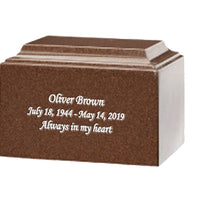 Walnut Granite Marble Urn
