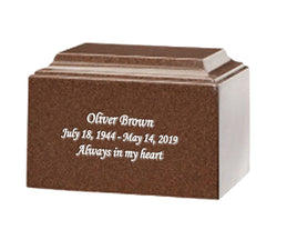Walnut Granite Marble Urn - IUCM702
