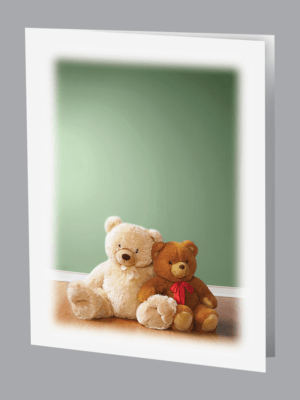 Teddy Bear In Heaven's Arm Acknowledgment - ST8510-AK