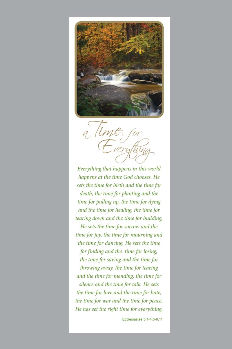 Autumn Stream Bookmark - ST8506-BM