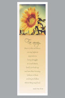 Sunflower Bookmark - ST8568-BM