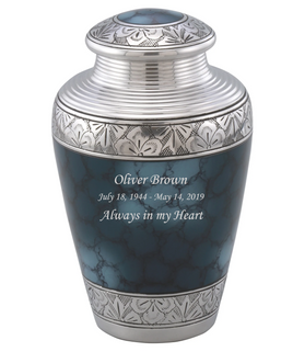 Athens Classic Blue Cloud Cremation Urn - Blue - Overstock Deal IUCL150AL