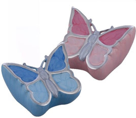 Soulful Wings Butterfly Infant Urn - Blue or Pink - IUIN112